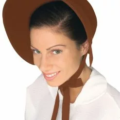 Forum Novelties Colonial Felt Bonnet Costume Hat Adult: Brown