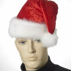 Forum Novelties Velour Santa Hat Christmas Costume Accessory