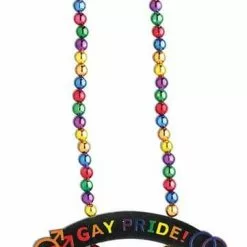Forum Novelties Rainbow Gay Pride Costume Jewelry Beads