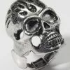Forum Novelties Biker Skull Ring Costume Jewelry Adult -Bioworld Shop FRM 70080 CA