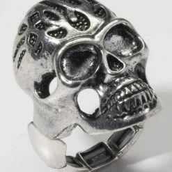 Forum Novelties Biker Skull Ring Costume Jewelry Adult