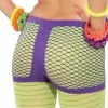 Forum Novelties Club Candy Neon Fishnet Costume Boy Shorts Adult: Purple 1 Forum Novelties Club Candy Neon Fishnet Costume Boy Shorts Adult: Purple -Bioworld Shop FRM 70444 CA