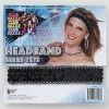 Forum Novelties Sequin Costume Headband Adult: Black -Bioworld Shop FRM 70506 CA