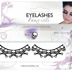 Forum Novelties Skull Costume Paper Eyelashes