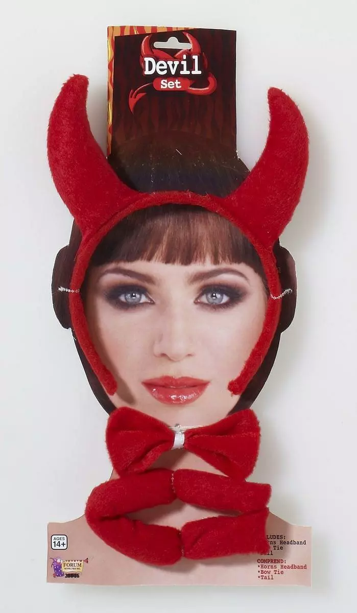Forum Novelties Red Devil Costume Accessory Kit Adult 3 Forum Novelties Red Devil Costume Accessory Kit Adult