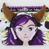 Forum Novelties Cow Costume Headband 2 Forum Novelties Cow Costume Headband -Bioworld Shop FRM 71194 CA