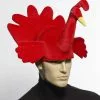Forum Novelties Plush Red Turkey Costume Hat Adult 2 Forum Novelties Plush Red Turkey Costume Hat Adult -Bioworld Shop FRM 71391 CA