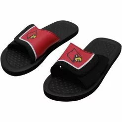 Forever Collectibles Louisville NCAA Mens Shower Slide Flip Flops