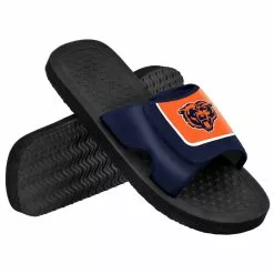 Forever Collectibles Chicago Bears NFL Men's Shower Slide Flip Flops