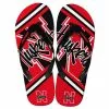 Forever Collectibles Nebraska Cornhuskers Unisex Big Logo Flip Flops -Bioworld Shop FVC 56036 CA