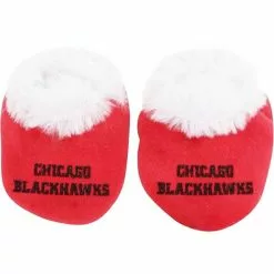Forever Collectibles Chicago Blackhawks NHL Baby Bootie Slipper