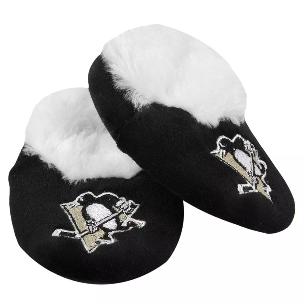 Forever Collectibles Pittsburgh Penguins NHL Baby Bootie Slipper 3 Forever Collectibles Pittsburgh Penguins NHL Baby Bootie Slipper