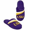 Forever Collectibles LSU Tigers NCAA Adult Glitter Stripe Slide Slipper -Bioworld Shop FVC 11985 CA