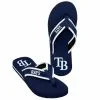 Forever Collectibles Tampa Bay Rays MLB Mens Team Color Contour Flip Flops