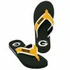Forever Collectibles Green Bay Packers NFL Mens Team Color Contour Flip Flops -Bioworld Shop FVC FFMNNFCTR13GP CA
