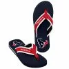 Forever Collectibles Houston Texans NFL Mens Team Color Contour Flip Flops