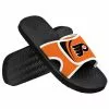 Forever Collectibles Philadelphia Flyers NHL Mens Shower Slide Flip Flops