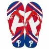 Forever Collectibles Philadelphia Phillies MLB Unisex Big Logo Flip Flops -Bioworld Shop FVC FFUNIMBBLG13PH CA