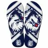 Forever Collectibles Connecticut Huskies Unisex Big Logo Flip Flops -Bioworld Shop FVC FFUNINCBLG13CT CA
