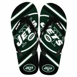 Forever Collectibles New York Jets NFL Unisex Big Logo Flip Flops