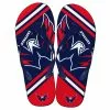 Forever Collectibles Washington Capitals NHL Unisex Big Logo Flip Flops -Bioworld Shop FVC FFUNINHBLG13WC CA