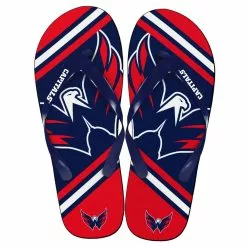 Forever Collectibles Washington Capitals NHL Unisex Big Logo Flip Flops