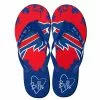 Forever Collectibles Buffalo Bills NFL Womens Paint Splatter Flip Flops -Bioworld Shop FVC FFWMNFHRT13BB CA