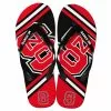 Forever Collectibles North Carolina State Wolfpack Unisex Big Logo Flip Flops -Bioworld Shop FVC UNINCBLG13NCS CA d533ed6e e451 421a b8de 5d361841e0d5