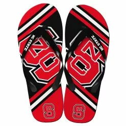Forever Collectibles North Carolina State Wolfpack Unisex Big Logo Flip Flops
