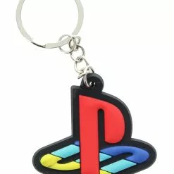Games Alliance PlayStation Logo PVC Rubber Keyring