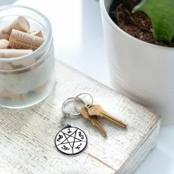 Just Funky Supernatural Devil's Trap Soft Enamel/Metal Key Chain 13 Just Funky Supernatural Devil's Trap Soft Enamel/Metal Key Chain -Bioworld Shop JFL SN KC 22572 CE