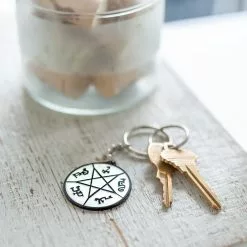 Just Funky Supernatural Devil's Trap Soft Enamel/Metal Key Chain 14 Just Funky Supernatural Devil's Trap Soft Enamel/Metal Key Chain -Bioworld Shop JFL SN KC 22572 CF