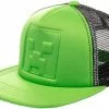 JINX Inc. Minecraft Who's Deboss Creeper Youth Snap Back Hat -Bioworld Shop JNX 84701 CA