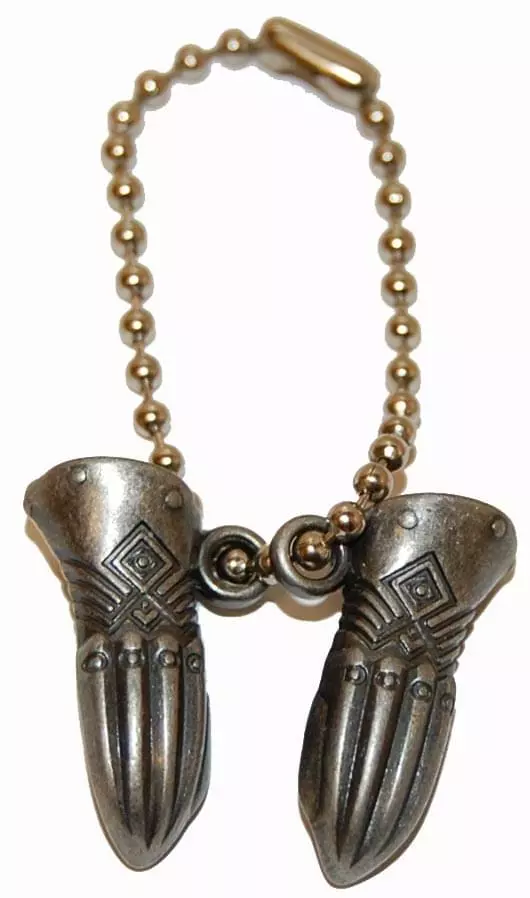 KAIYODO Legend Of Zelda Skyward Sword Metal Mogna Mitts Keychain/Clip On 3 KAIYODO Legend Of Zelda Skyward Sword Metal Mogna Mitts Keychain/Clip On