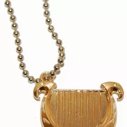 KAIYODO Legend Of Zelda Skyward Sword Metal Sheik Goddess Harp Keychain/Clip On