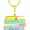 LOUNGEFLY Disney Princess Books Enamel Pendant Keychain 2 LOUNGEFLY Disney Princess Books Enamel Pendant Keychain -Bioworld Shop LFY WDK0619 CA