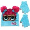 MGA Entertainment LOL Surprise Dolls Girls Winter Beanie & Glove Set | Blue -Bioworld Shop MGA 20753 CA