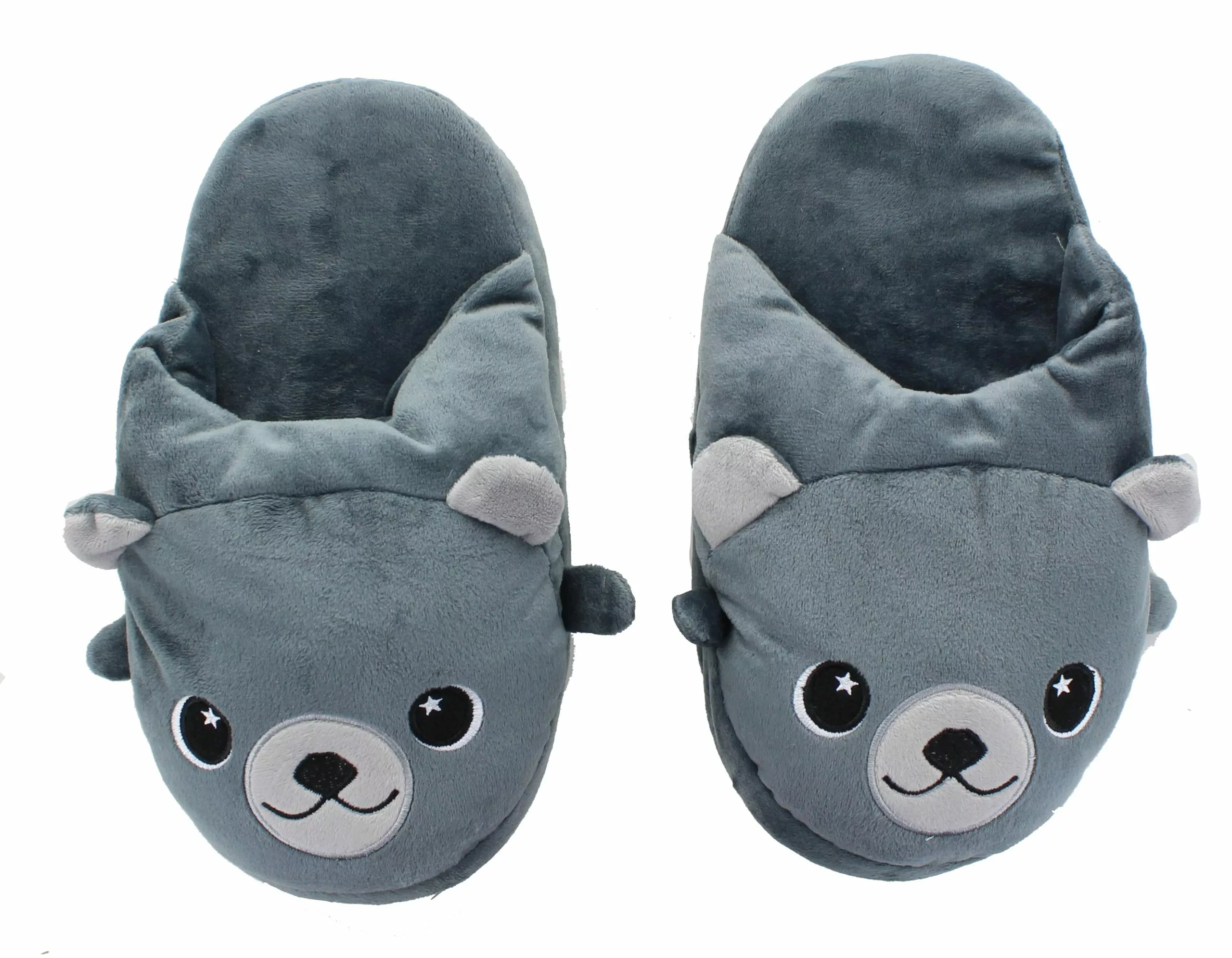 MMG Brands Moosh-Moosh Adult Plush Slipperz - Cody The Grey Bear 3 MMG Brands Moosh-Moosh Adult Plush Slipperz - Cody The Grey Bear