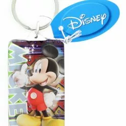 Monogram International Inc. Disney Mickey Mouse Rectangular Lucite Key Ring