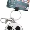 Monogram International Inc. The Nightmare Before Christmas Pewter Key Ring: "Jack Good Day/Bad Day" -Bioworld Shop MNG 22552 CA