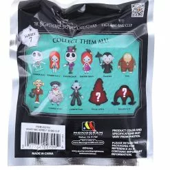 Monogram International Inc. Nightmare Before Christmas Series 7 3D Foam Bag Clip | 1 Random -Bioworld Shop MNG 22700 CB