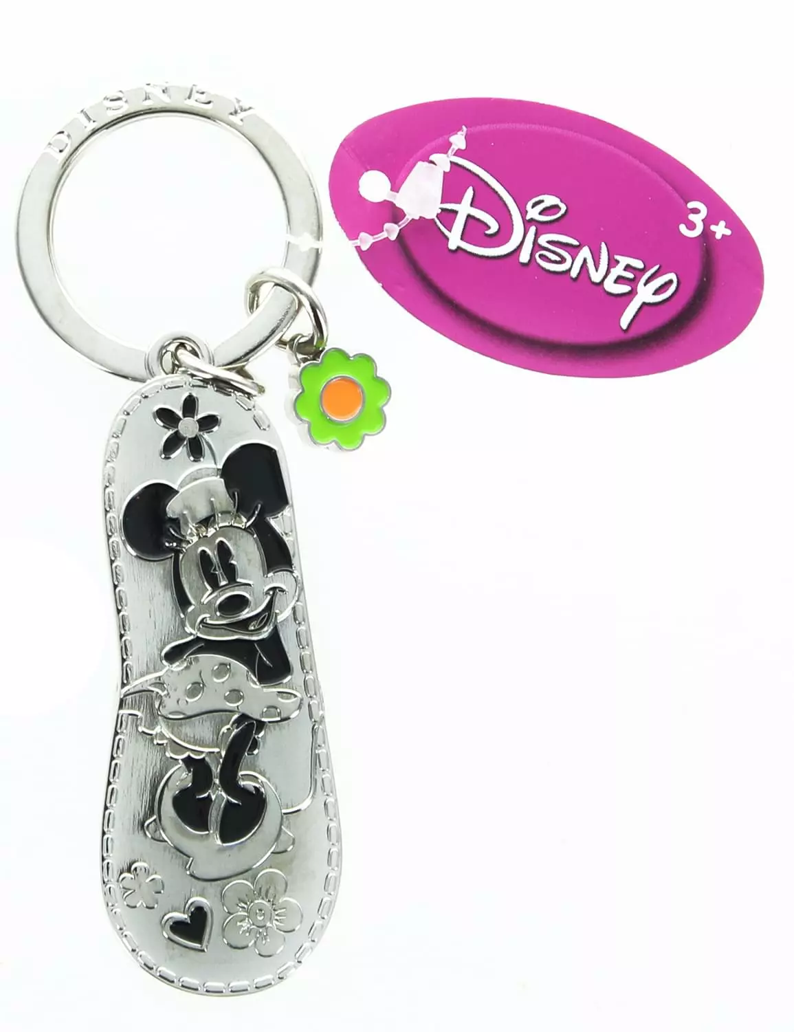 Monogram International Inc. Disney Minnie Mouse Purple Flip Flop Pewter Key Ring 4 Monogram International Inc. Disney Minnie Mouse Purple Flip Flop Pewter Key Ring - Image 2