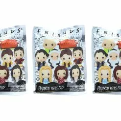 Monogram International Inc. Friends Series 1 Blind Bagged 3D Foam Figural Bag Clip | Lot Of 3