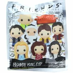 Monogram International Inc. Friends Series 1 Blind Bagged 3D Foam Figural Bag Clip | 1 Random -Bioworld Shop MNG 47080 CC