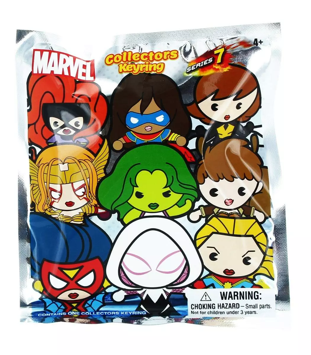 Monogram International Inc. Marvel Series 7 3D Foam Keychain Blind Pack (1 Random) 3 Monogram International Inc. Marvel Series 7 3D Foam Keychain Blind Pack (1 Random)