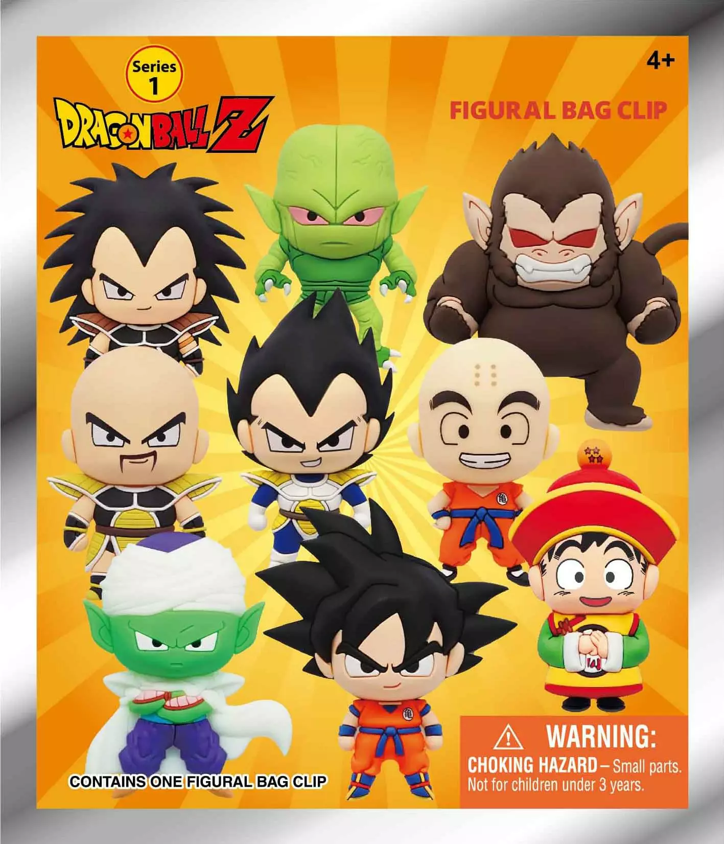Monogram International Inc. Dragon Ball Z Series 1 Blind Bagged 3D Foam Figural Bag Clip | One Random 3 Monogram International Inc. Dragon Ball Z Series 1 Blind Bagged 3D Foam Figural Bag Clip | One Random
