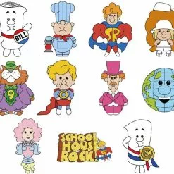 Monogram International Inc. Schoolhouse Rock 3D Foam Bag Clip | 1 Random -Bioworld Shop MNG 85870 CC