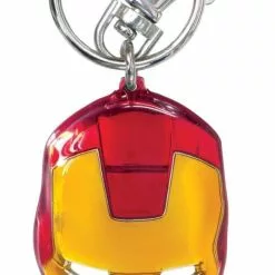 Monogram International Inc. Marvel Iron Man Head (Classic ) Colored Key Ring