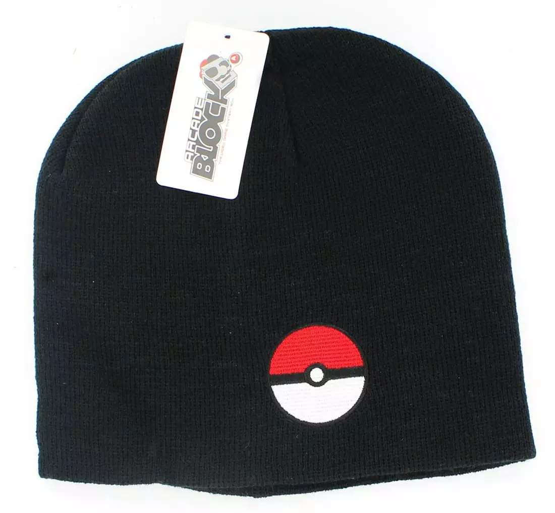 Nerd Block Pokemon Pokeball Beanie 3 Nerd Block Pokemon Pokeball Beanie