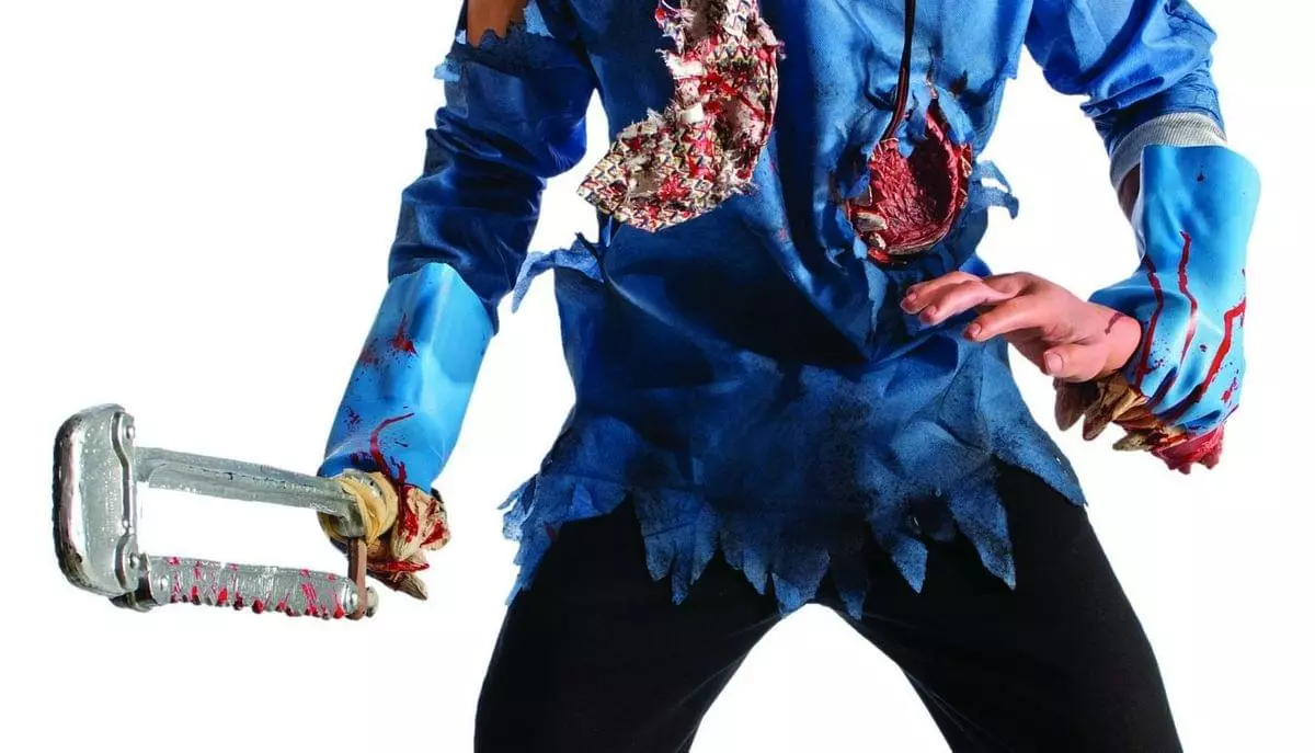 Ruby Slipper Sales Co., LLC (Rubies) Zombie Blue Molded Gloves Costume Accessory 3 Ruby Slipper Sales Co., LLC (Rubies) Zombie Blue Molded Gloves Costume Accessory